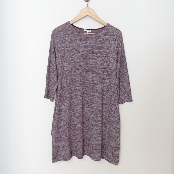 Wilfred Free Aritzia Purple Space Dye Cober Dress - Picture 3 of 8
